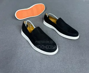 Official Simple Black Men's Shoes