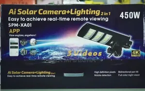 AI Solar Light Camera 4K - WiFi/Line Options