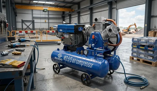 Basoo Mining Air Compressor W3.5/5, 200L Double Tank - 1