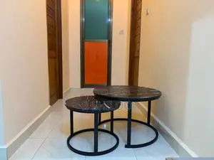 Meza ya Kahawa ya Marumaru 2-in-1