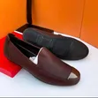 Viatu vya Versace vya Kifahari vya Buckle - 1