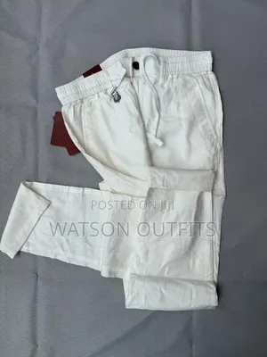 Pure Linen Dress Pants for Men