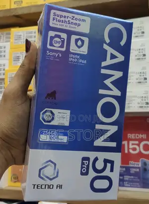 New Tecno Camon 50 Pro 256GB Blue