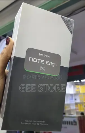 Infinix Note Edge 256GB Mpya Nyeusi