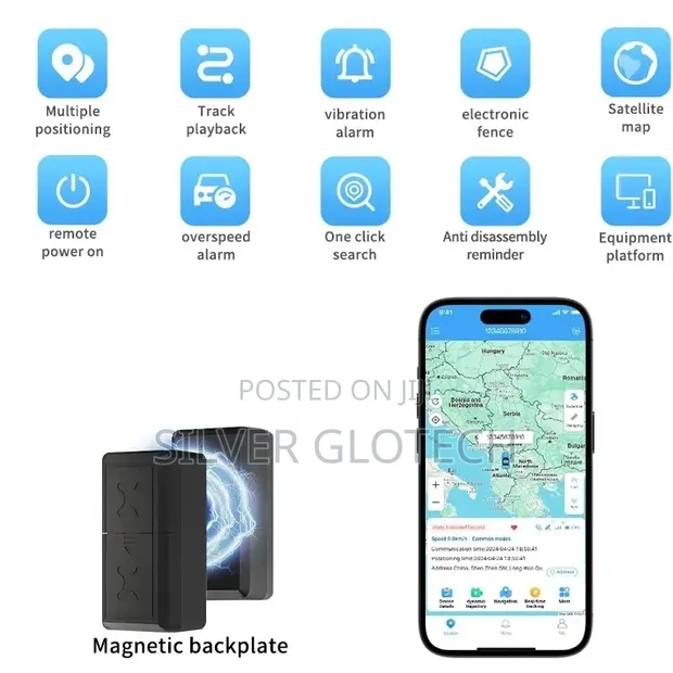 Mini Rechargeable GPS Tracker with Free App - 1
