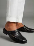 Men's Clarks Leather Mules - New - 1