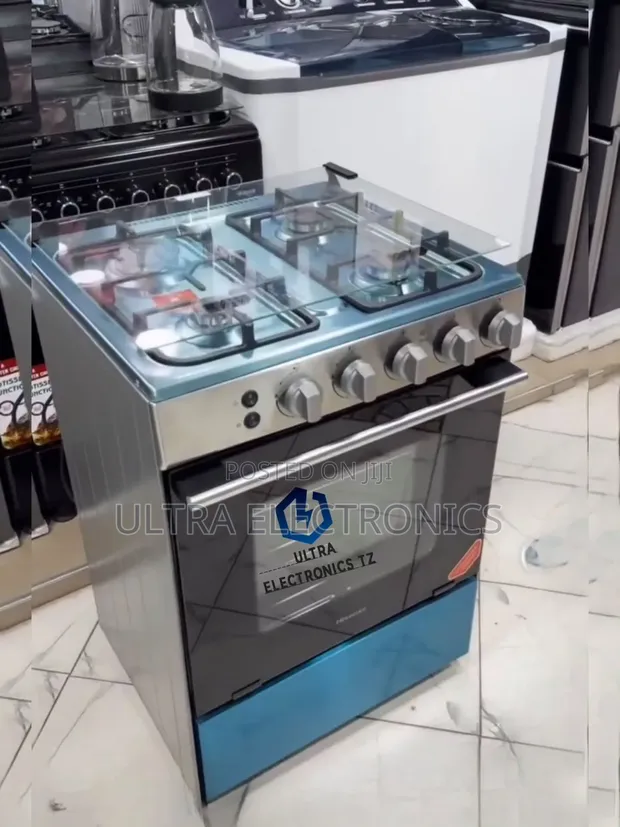 Hisense Gas Cooker 60x60 with 4 Burners and Gas Oven - 1