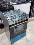 Hisense Gas Cooker 60x60 with 4 Burners and Gas Oven - 1