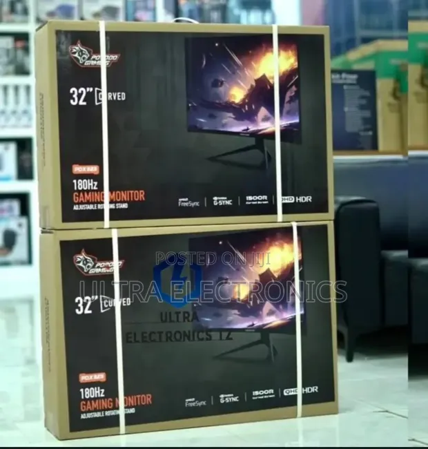 Porodo Asili 32-Inch Curved Gaming Monitor - 1