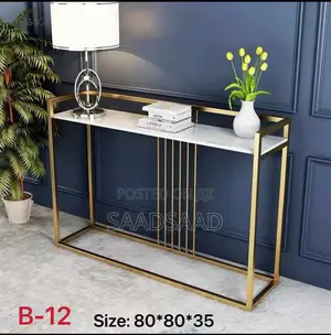 Deco Square Side Table - Brand New