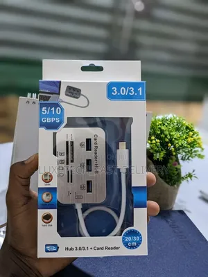 USB Type-C Hub Multi Card Reader - 3 Port SD/TF/M2/MS