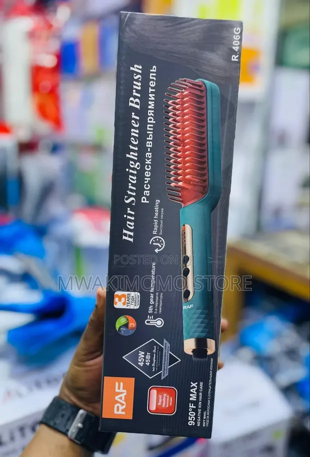 RAF Hair Straightener Brush R.406G - 1
