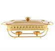 Serving Bowls Set with Gold Accents - 2