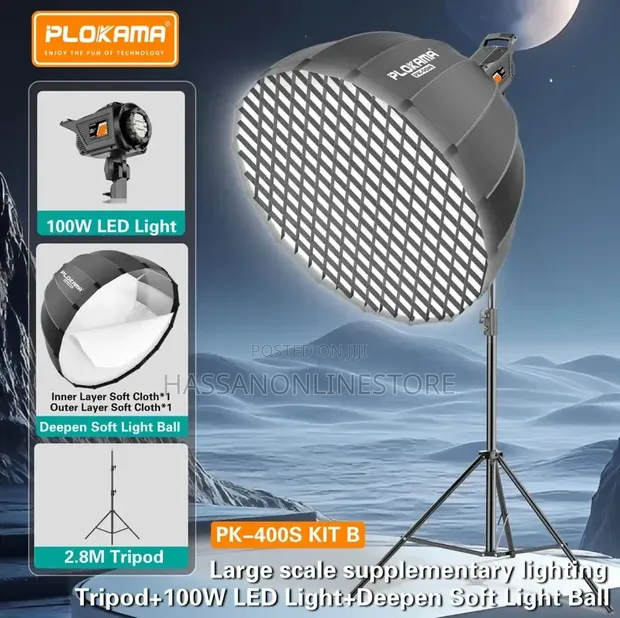 Plokama PK400S Kit B Softbox Light - 1