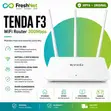 Tenda F3 WiFi Router 300Mbps | Original Tenda Router | New - 2