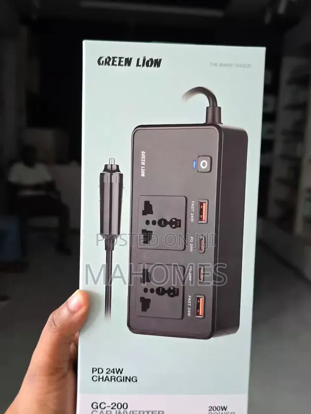 Green Lion GC-200 Car Inverter 200W - 1