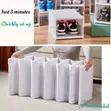 Foldable 6-Tier Shoe Organizer with Transparent Door - 5