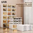 Stackable Transparent Shoe Storage Box - 2