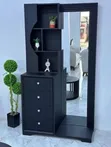 Classic Wood-Mode Dressing Table - Black - 2