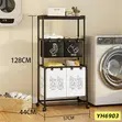 Brand New Clothes Storage Basket with Two Racks - 2