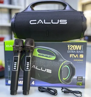 Calus Boombox 4 Original Wireless Speaker with 2 Microphones