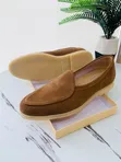 Loro Piana & Baudoin & Lange Men's Leather Loafers - 4