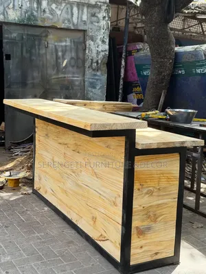 Reception Counter - Wood and Metal