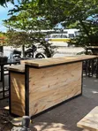 Reception Counter - Wood and Metal - 2