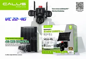 Calus VC22-4G 3-in-1 AI Solar Security Camera