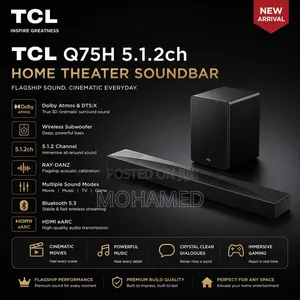 TCL 620W 5.1.2 Channel Soundbar with Dolby Atmos