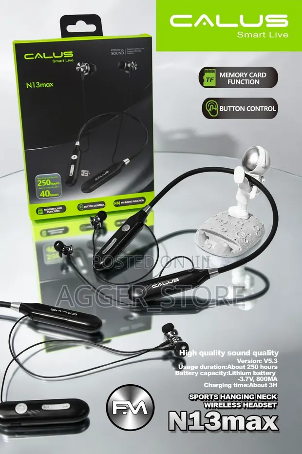 Calus N13max Sports Hanging Neck Wireless Headset - 1