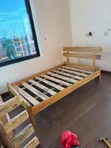 Modern Wooden Slat Bed - Brand New - 3
