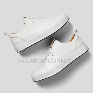 EDCD White Leather Shoes - Brand New