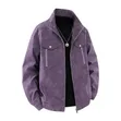 Purple Heavy Coat for Men - 1