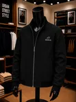 Brand New Men's Black Heavy Coat - 1