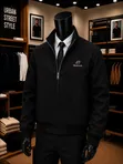 Brand New Men's Black Heavy Coat - 3