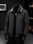 Modern Men's Heavy Coat - 4