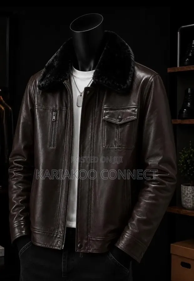 Brown Men's Heavy Coat - 1