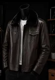 Brown Men's Heavy Coat - 1