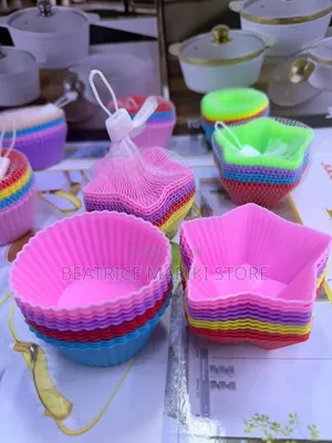 Silicone Cupcake Molds Set (12 pcs)