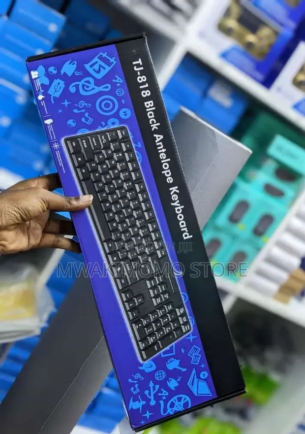 Black Antelope TJ-818 Wired Keyboard - 1