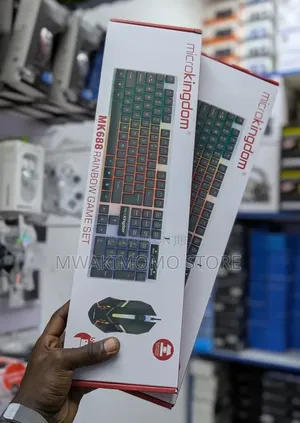 Microkingdom MK688 Rainbow Gaming Keyboard & Mouse Set