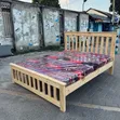Classic Designed Wooden Bed - Brand New - 1