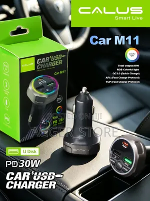Calus M11 48W Car Charger & Bluetooth FM Transmitter
