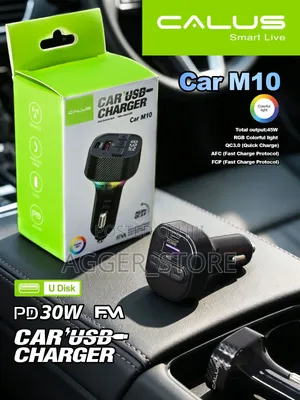 Calus M10 45W Bluetooth FM Transmitter & Car Charger