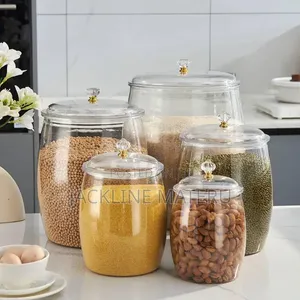 Rice Bucket Set (5pcs, 20kg Capacity)