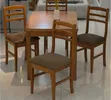 Dining Set with 4 Chairs - 1