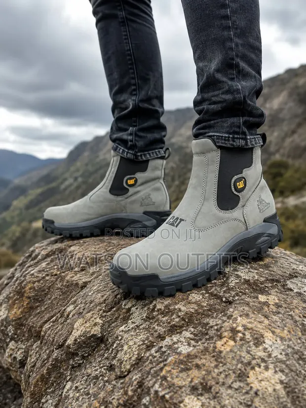 CAT Men's Leather Boots - Classic Style - 1