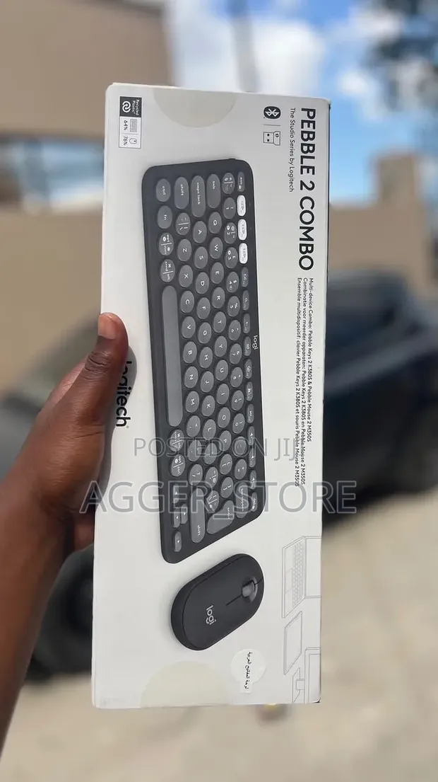Logitech Pebble Keys 2 K380s Keyboard & Pebble Mouse 2 M350 Combo - 1