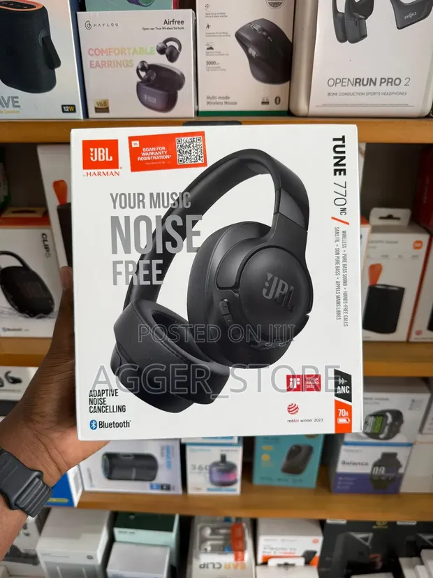 JBL Tune 770NC Wireless Headphones with Adaptive Noise Cancelling - 1
